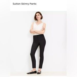 NWOT LOFT Black Skinny Pants